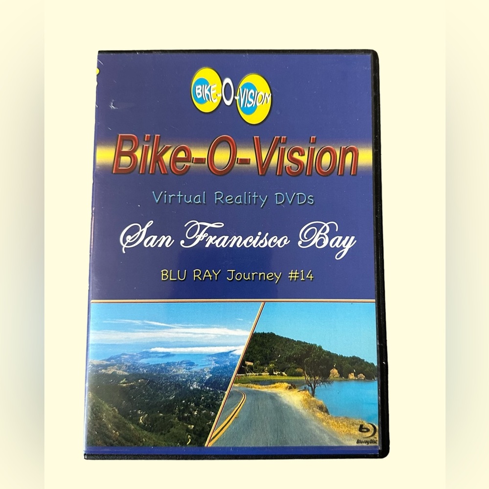 BIKE-O-VISION San Francisco Bay for indoor cycling or treadmill (never used)